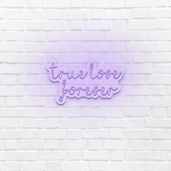 True love forever LED neon sign