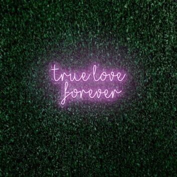 True love forever LED neon sign