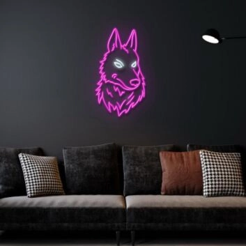 Wolf Neon Sign