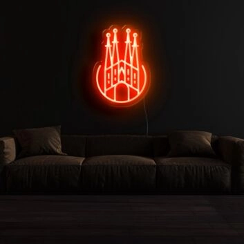 Barcelona City Icon Neon Sign