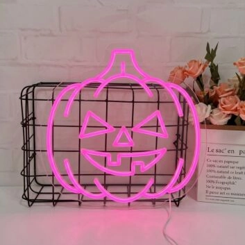 Christmas Pumpkin Neon Sign