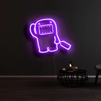 Drunk Domo Kun Neon Sign