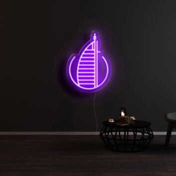 Dubai City Icon Neon Sign