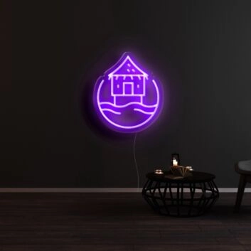 Maldives Icon Neon Sign