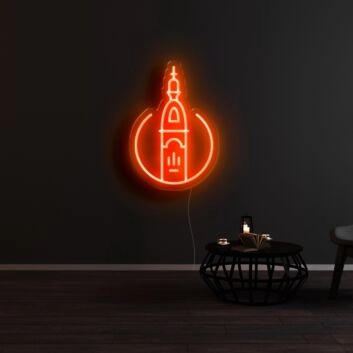 Nantes City Icon Neon Sign