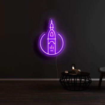 Nantes City Icon Neon Sign