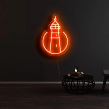 Portland City Icon Neon Sign