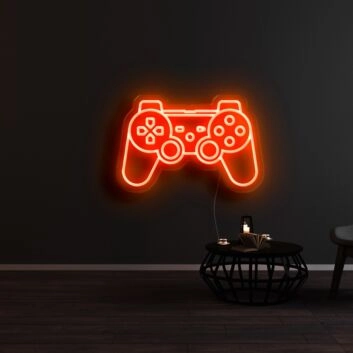 PS4 Game Console Neon Sign