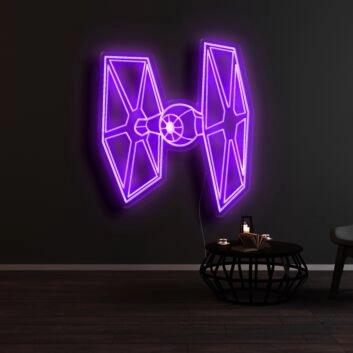 Star Wars Ship Neon Sign