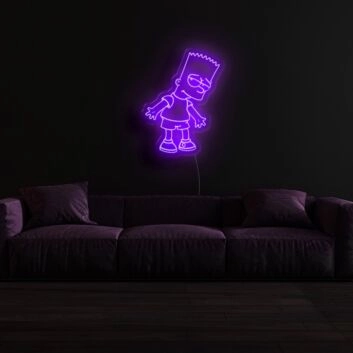 The Simpsons Bart Simpson Neon Sign