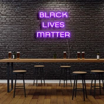 Black Lives Matter Neon Sign