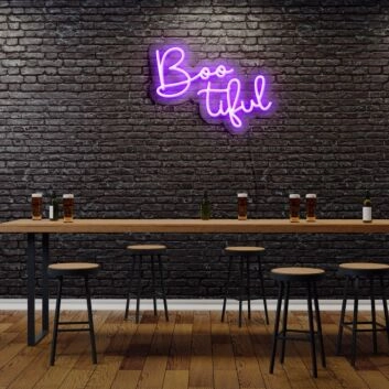 Bootiful Neon Sign