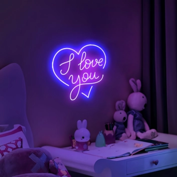 I Adore You Forever Heart Neon Sign
