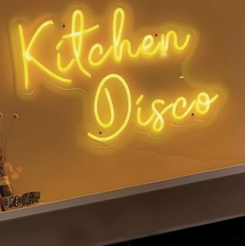 Kitchen Disco Neon Sign Turn Your Kitchen into a Dance Party