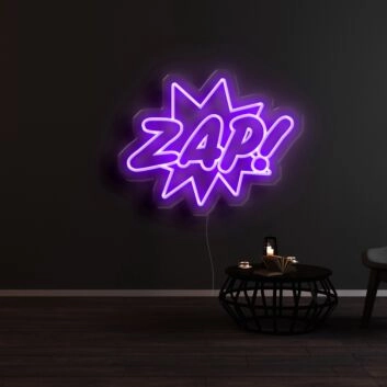Zap Neon Sign