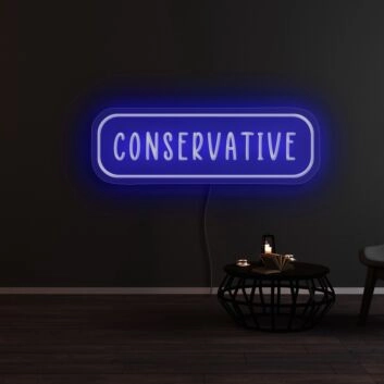 Conservative Neon Sign