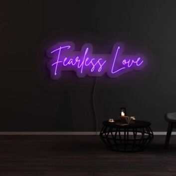 Fearless Girl Neon Sign