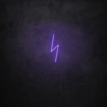 Lightning Bolt LED Neon Sign