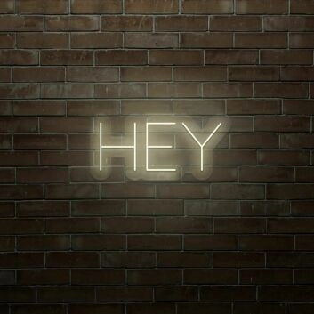 Hey LED Neon Sign