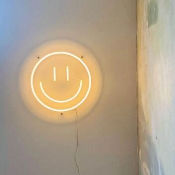 Happy Face LED Neon Sign