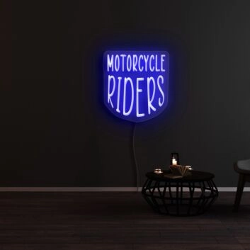 Motorcycle Riders Neon Sign