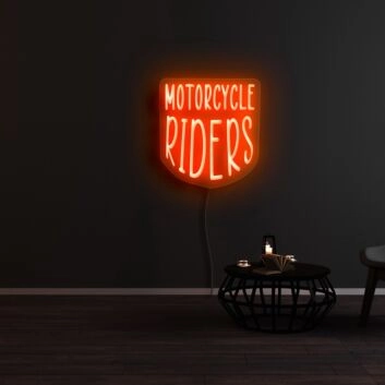 Motorcycle Riders Neon Sign