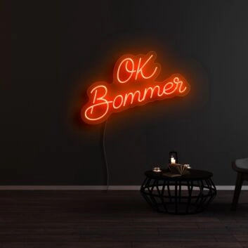 Ok Boomer Neon Sign