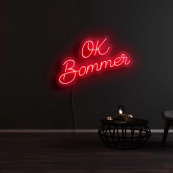 Ok Boomer Neon Sign