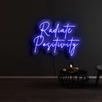 Radiate Positivity Neon Sign