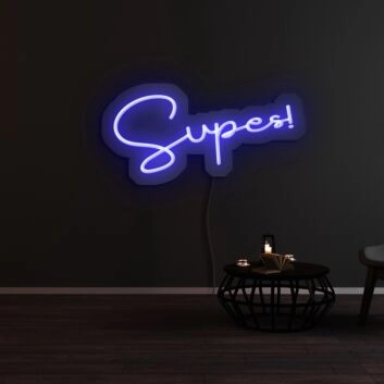 Supes Neon Sign