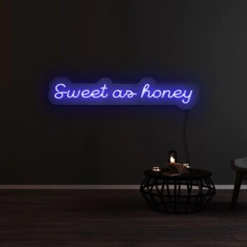 Sweet As Honey Neon Sign