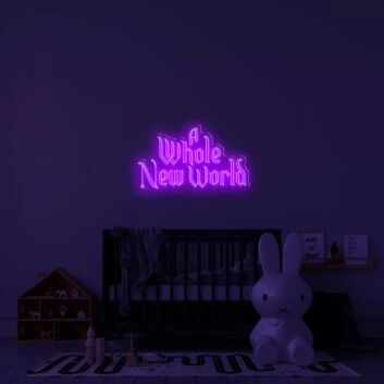 A Whole New World Neon Sign