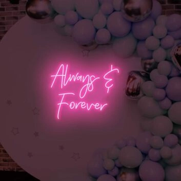 Forever and Ever LED Neon Sign