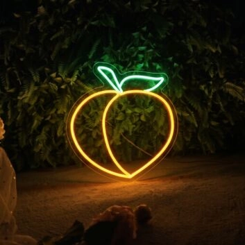 Apricot Neon Sign