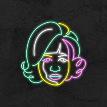 Aretha Franklin Neon Sign