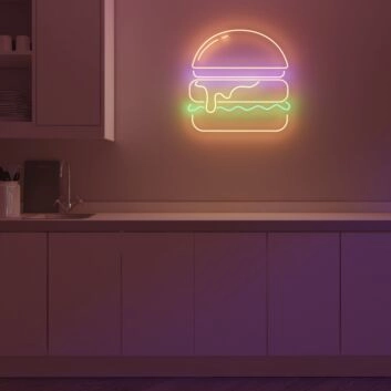 Burger V2 Neon Sign
