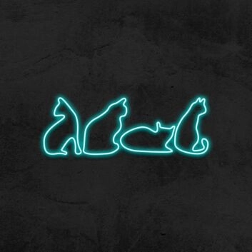 Cats Neon Sign