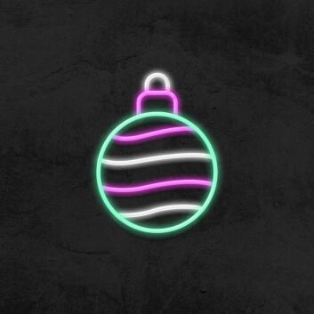 Christmas Ball Neon Sign