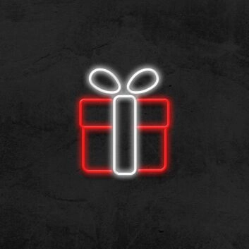 Christmas Present Neon Sign
