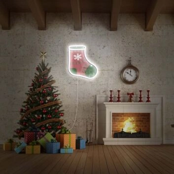 Christmas Stocking Neon Sign