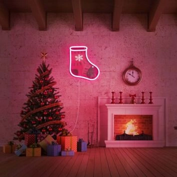 Christmas Stocking Neon Sign
