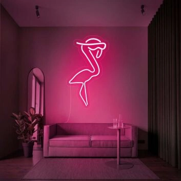 Cool Flamingo Neon Sign