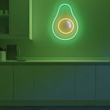 Crazy Avocado Neon Sign