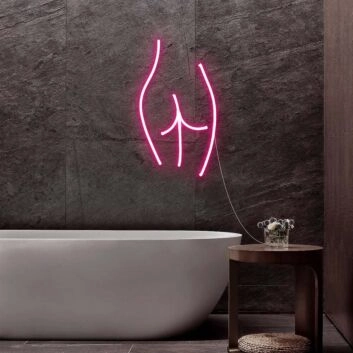 Curvy Hips Neon Sign