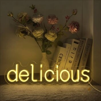Delicious Neon Sign