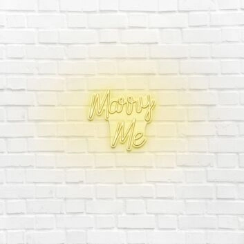 Marry Me LED Neon Sign