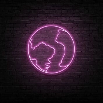 Earth Neon Sign