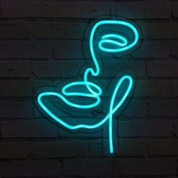 Face Line Neon Sign