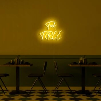 Feel Free Neon Sign