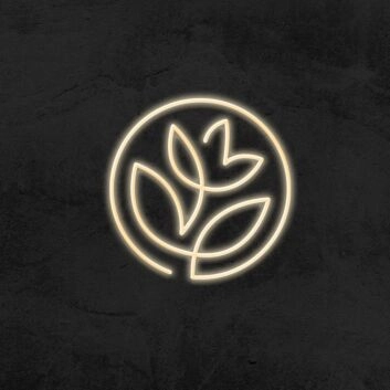 Flower Symbol Neon Sign